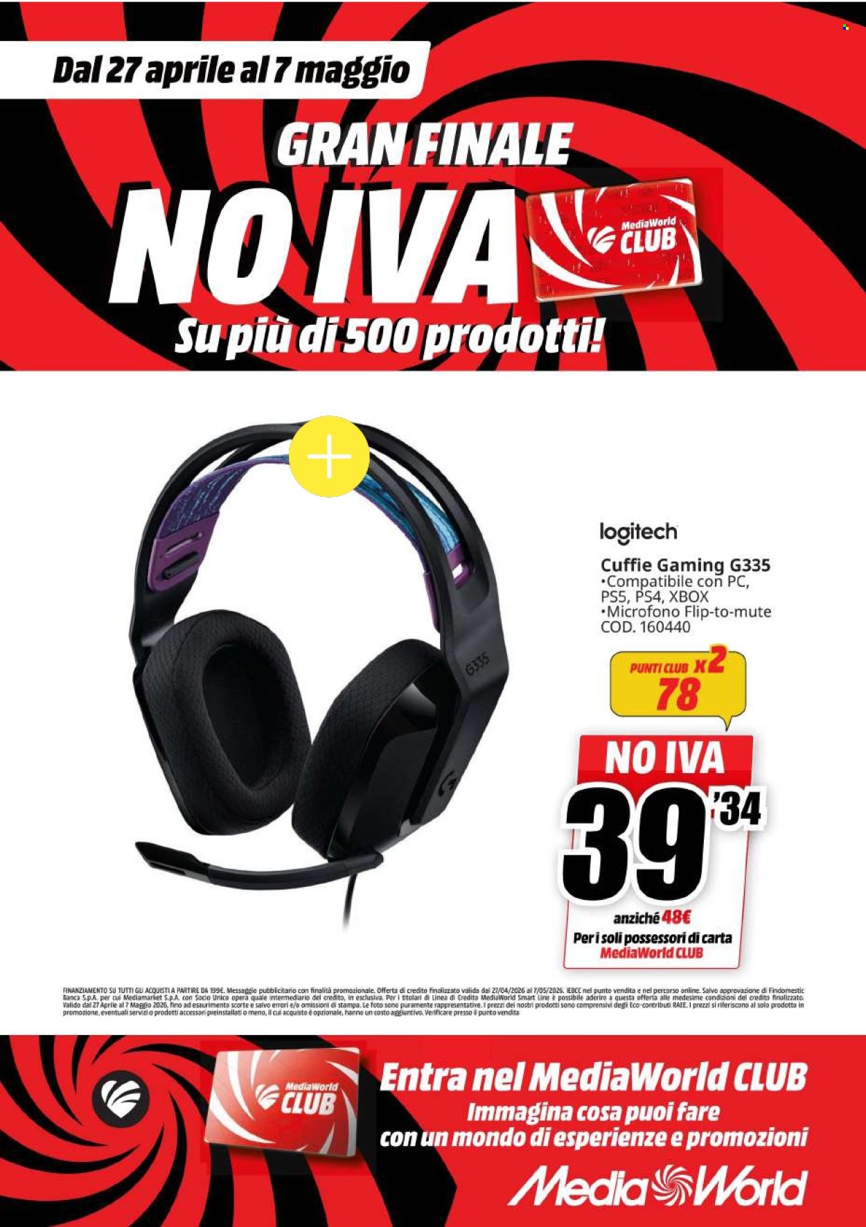 Volantino MediaWorld - 27/4/2026 - 7/5/2026. Pagina 28