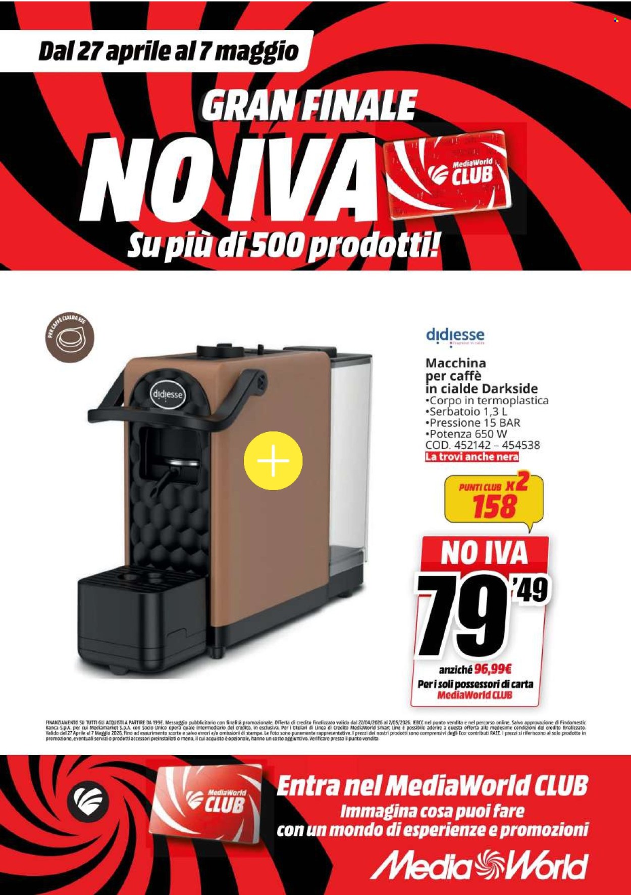 Volantino MediaWorld - 27/4/2026 - 7/5/2026. Pagina 34