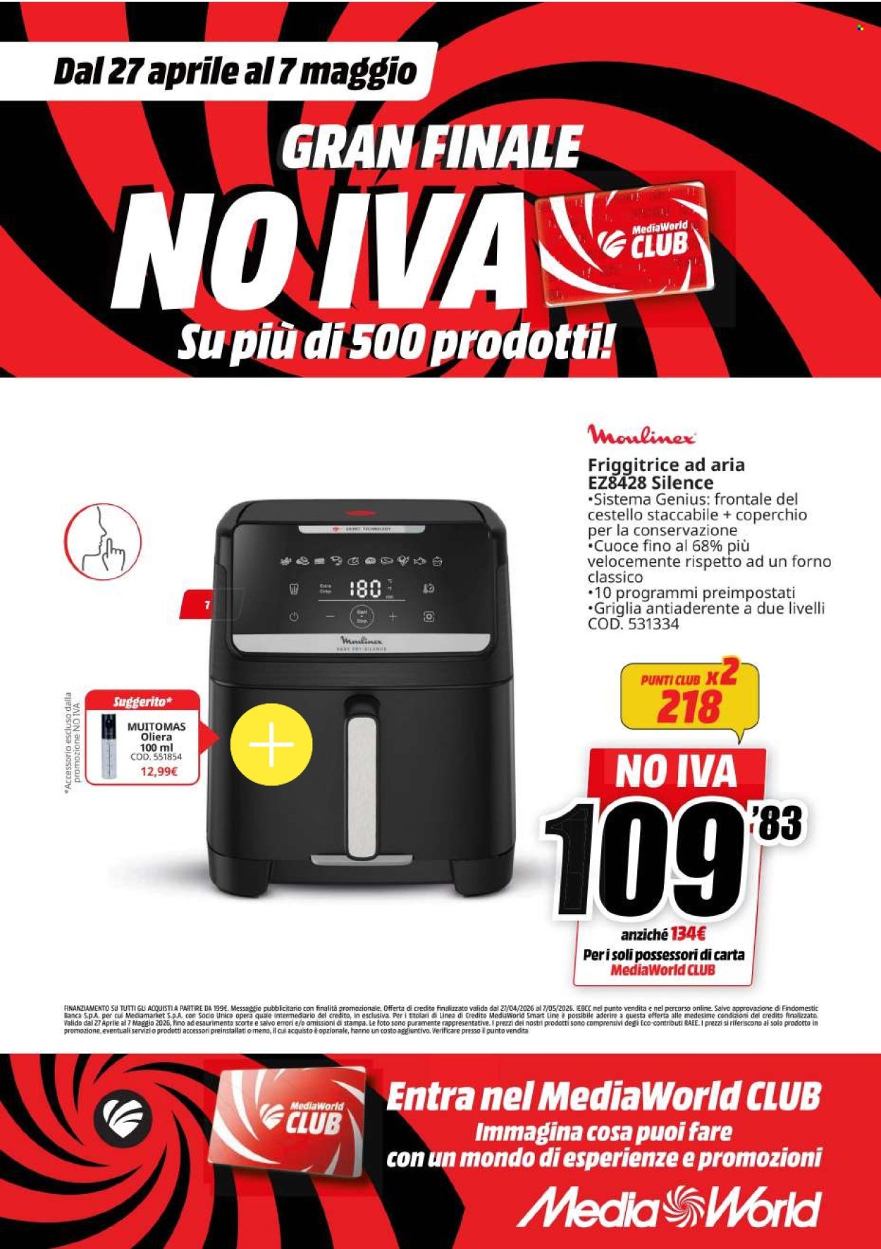Volantino MediaWorld - 27/4/2026 - 7/5/2026. Pagina 37