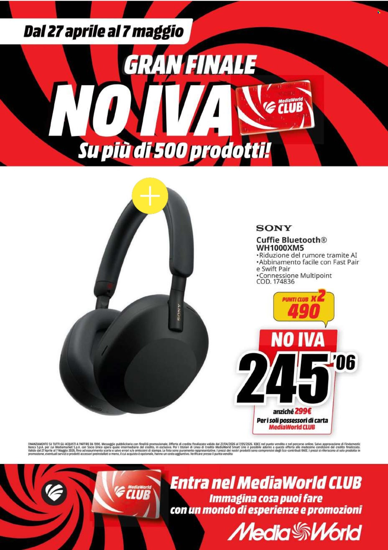 Volantino MediaWorld - 27/4/2026 - 7/5/2026. Pagina 42