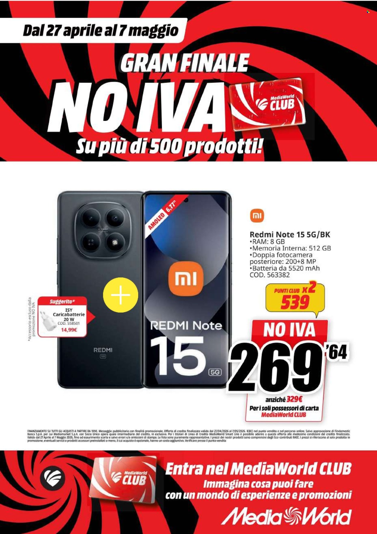 Volantino MediaWorld - 27/4/2026 - 7/5/2026. Pagina 48