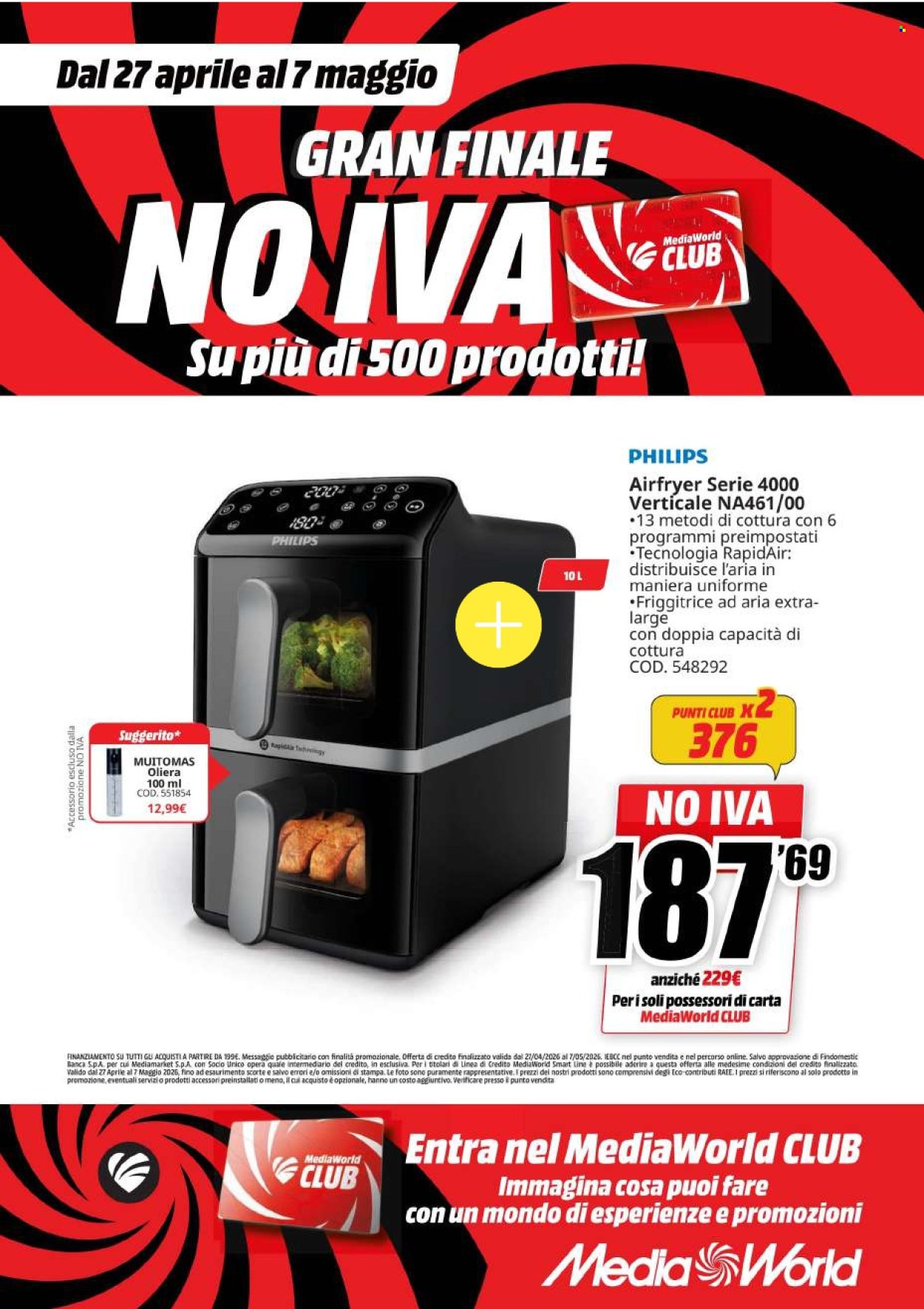 Volantino MediaWorld - 27/4/2026 - 7/5/2026. Pagina 52