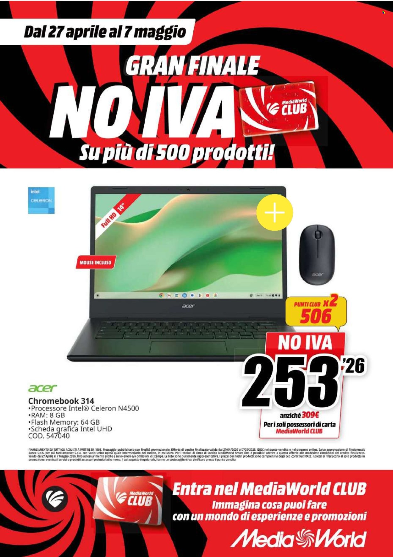 Volantino MediaWorld - 27/4/2026 - 7/5/2026. Pagina 53