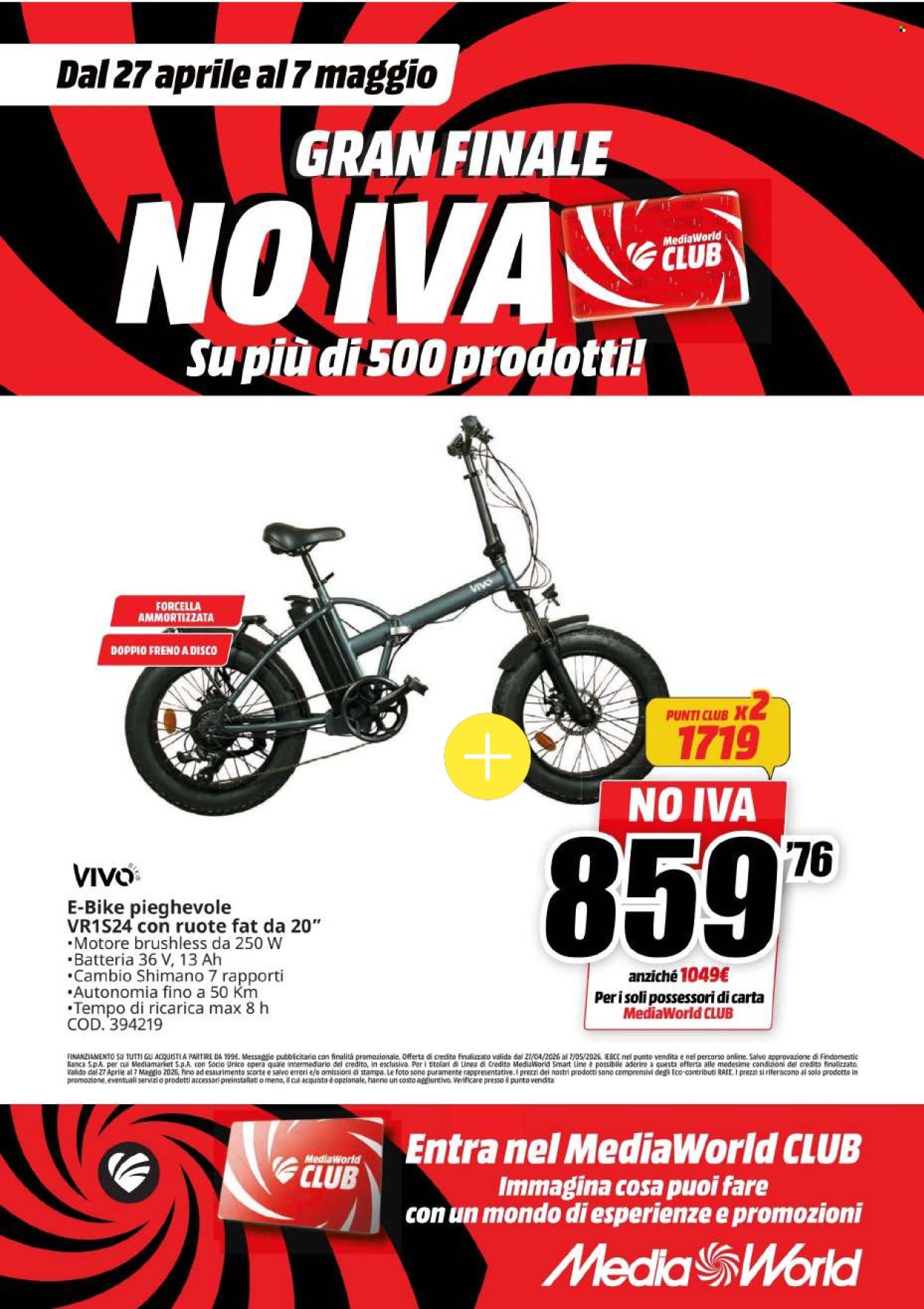 Volantino MediaWorld - 27/4/2026 - 7/5/2026. Pagina 55