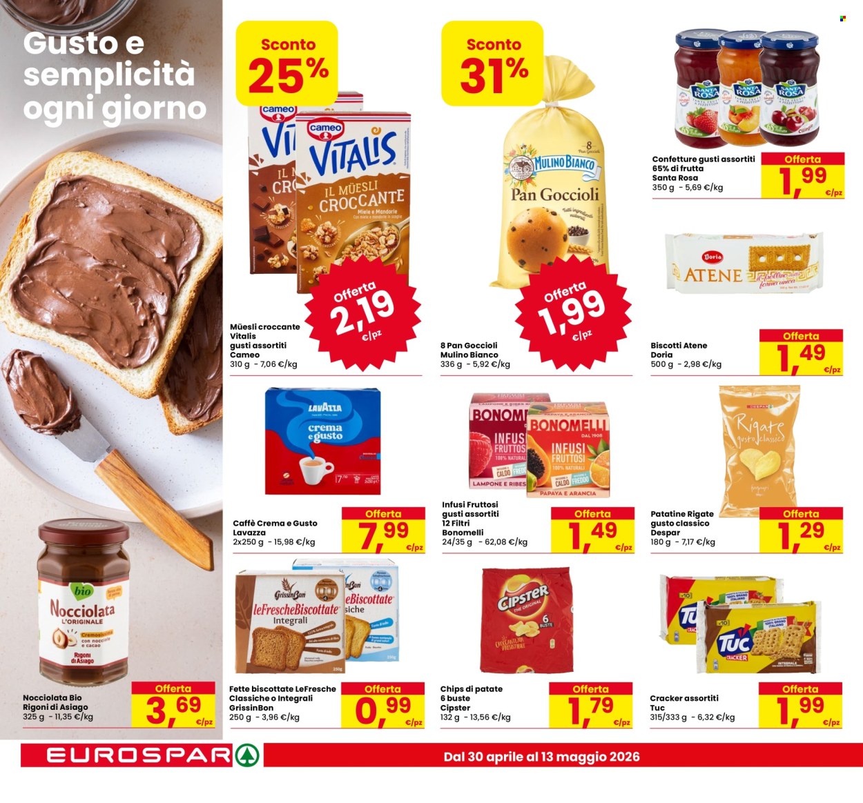 Volantino Eurospar - 30/4/2026 - 13/5/2026. Pagina 14