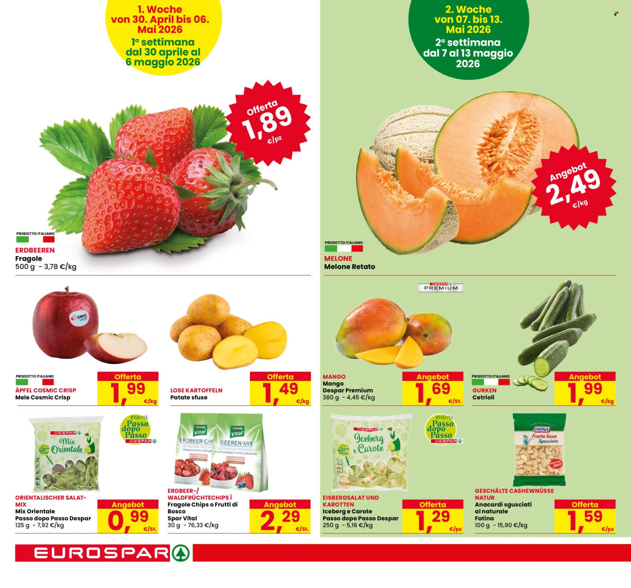 Volantino Eurospar - 30/4/2026 - 13/5/2026. Pagina 2