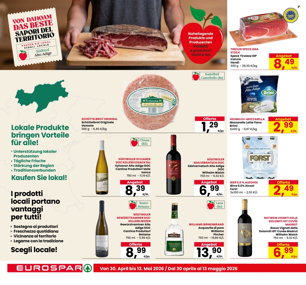 Volantino Eurospar - 30/4/2026 - 13/5/2026. Pagina 10