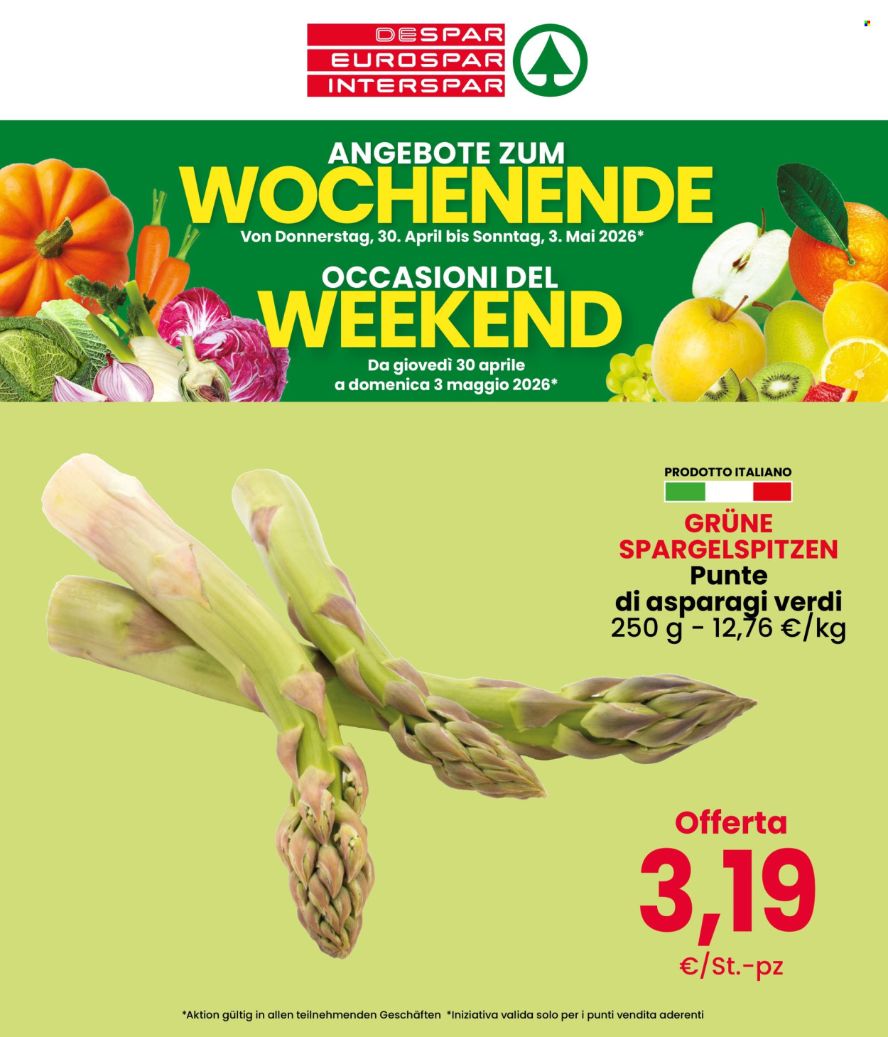Volantino Interspar - 30/4/2026 - 3/5/2026. Pagina 1