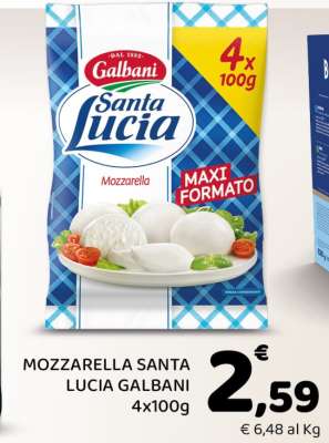 MOZZARELLA SANTA LUCIA GALBANI