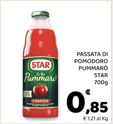 PASSATA DI POMODORO PUMMARÒ STAR 700g