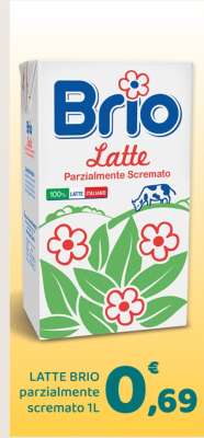 LATTE BRIO parzialmente scremato 1L