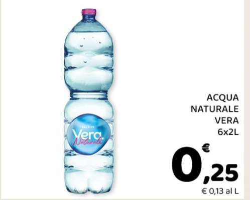 Acqua naturale VERA