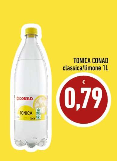 TONICA CONAD classica/limone 1L