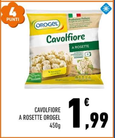 CAVOLFIORE A ROSETTE OROGEL 450g