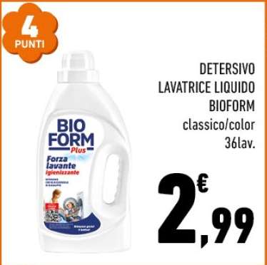 DETERSIVO LAVATRICE LIQUIDO BIOFORM