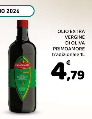 OLIO EXTRA VERGINE DI OLIVA PRIMOAMORE tradizionale 1L