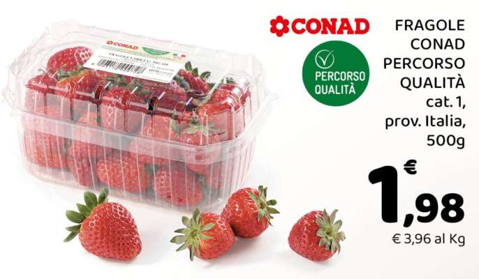 Fragole Conad Percorso Qualità