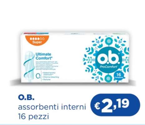 O.B. assorbenti interni