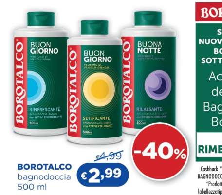 BOROTALCO bagnodoccia 500 ml