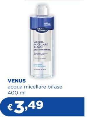 VENUS acqua micellare bifase 400 ml