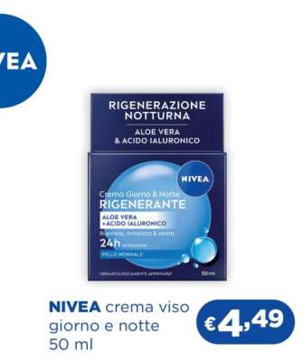 NIVEA crema viso giorno e notte 50 ml