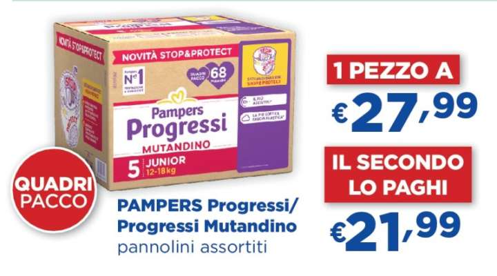 PAMPERS Progressi Progressi Mutandino