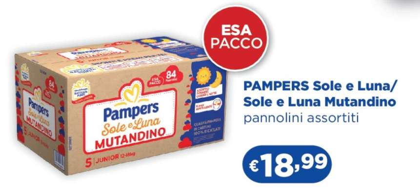 PAMPERS Sole e Luna/Sole e Luna Mutandino