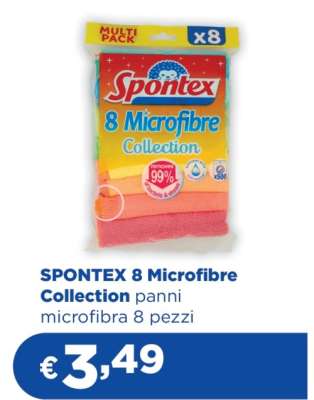 SPONTEX 8 Microfibre Collection