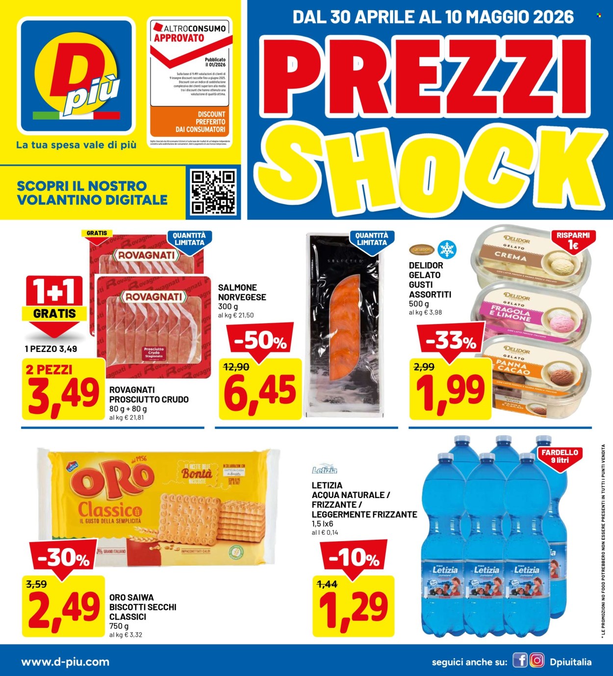 Volantino Dpiù - 30/4/2026 - 10/5/2026. Pagina 1