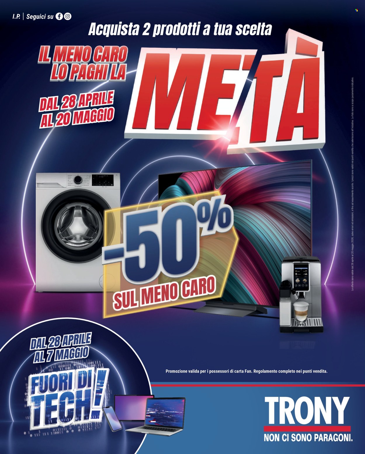 Volantino Trony - 28/4/2026 - 20/5/2026. Pagina 1