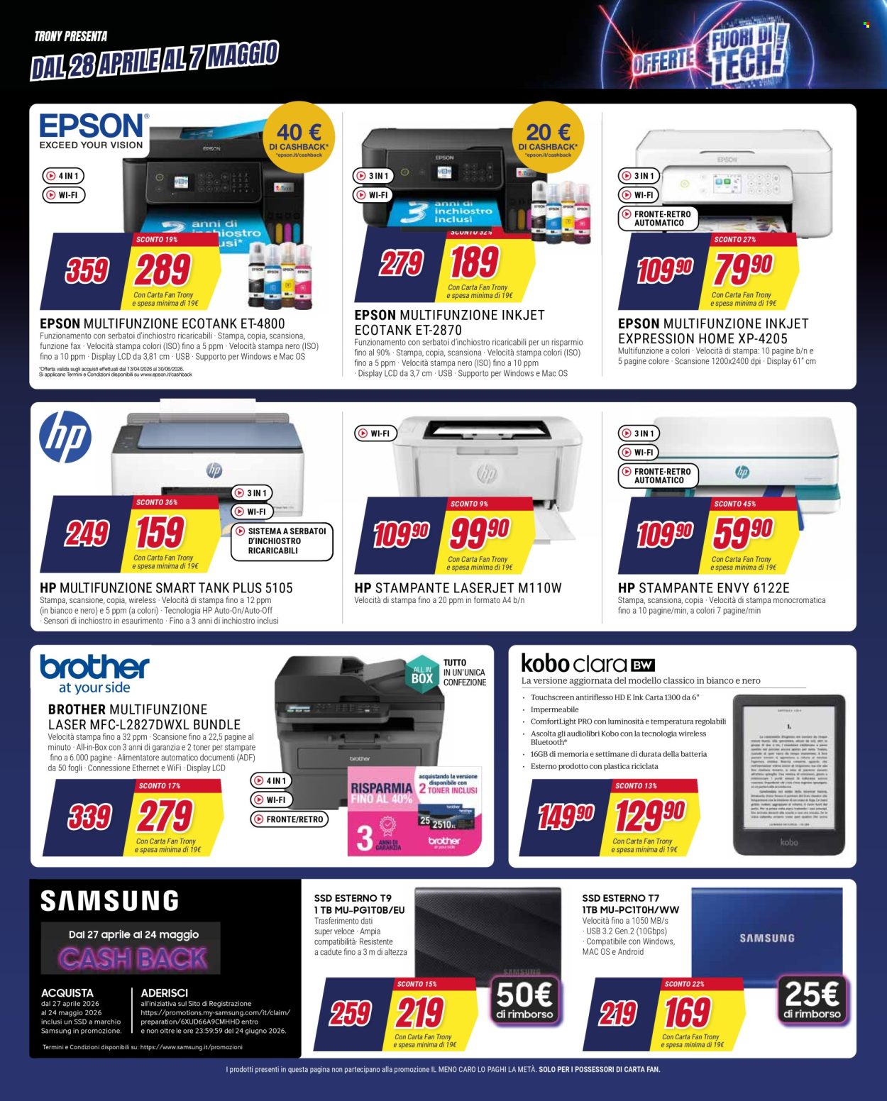Volantino Trony - 28/4/2026 - 20/5/2026. Pagina 34