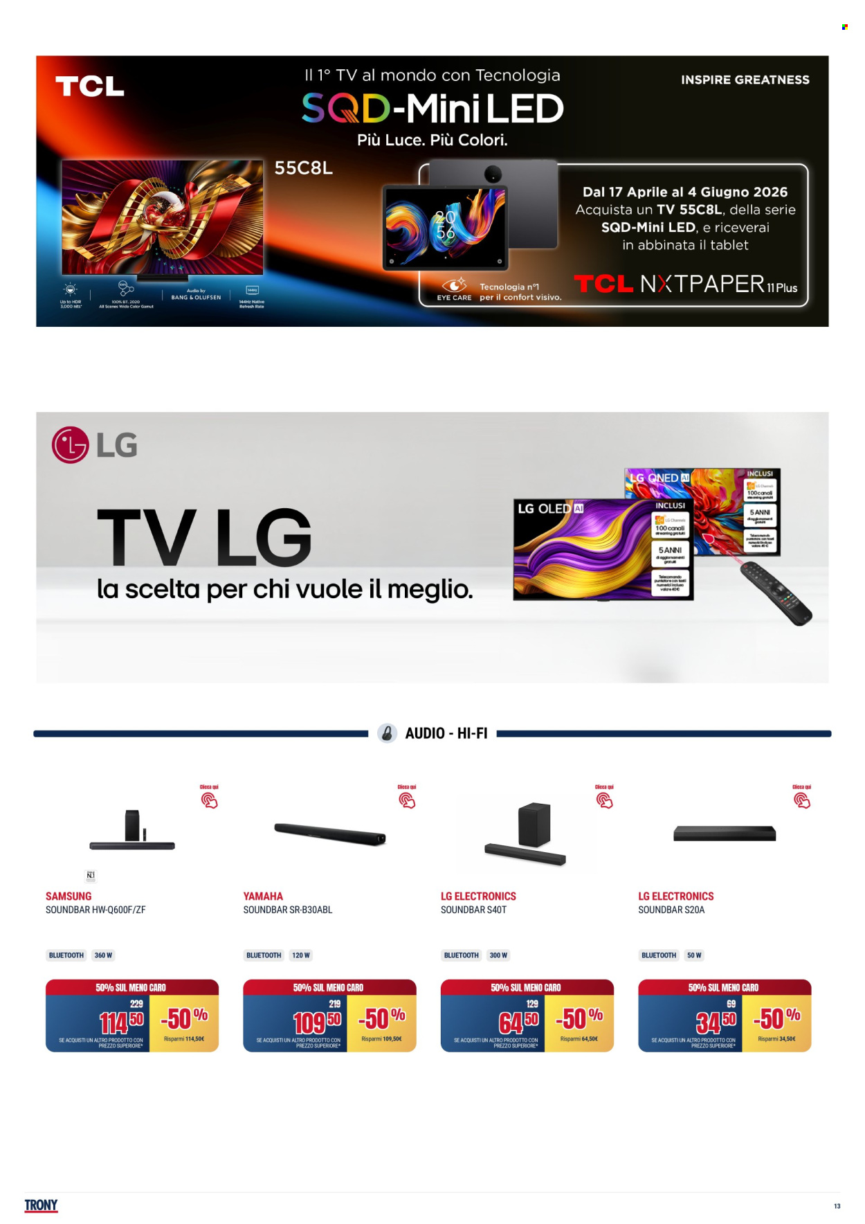 Volantino Trony - 28/4/2026 - 20/5/2026. Pagina 13