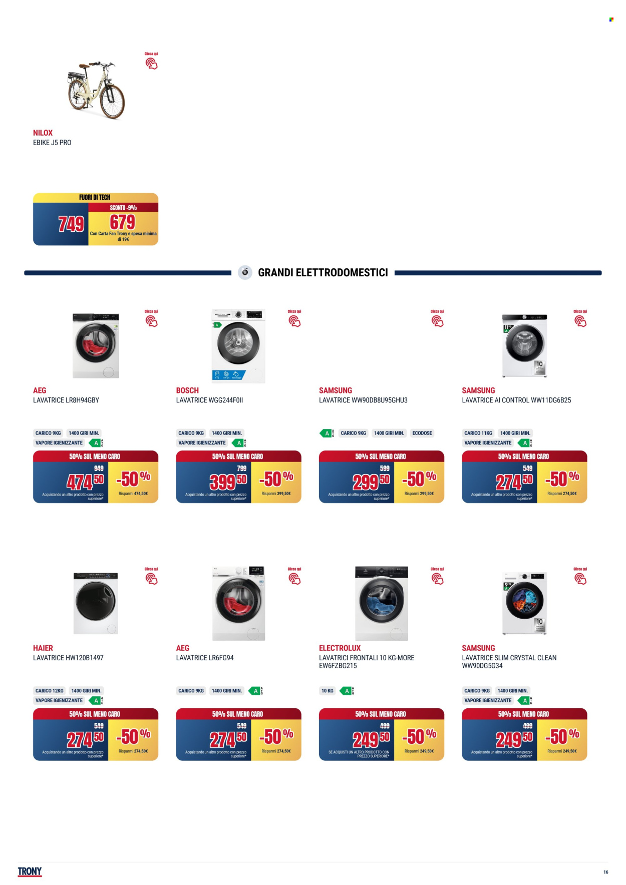 Volantino Trony - 28/4/2026 - 20/5/2026. Pagina 16