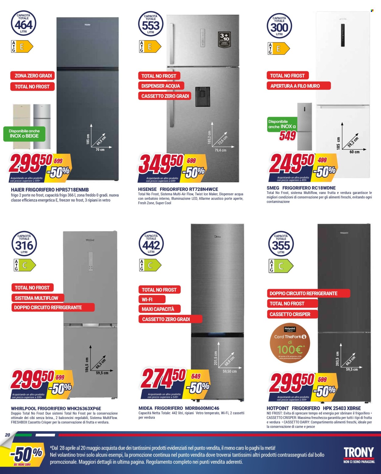 Volantino Trony - 28/4/2026 - 20/5/2026. Pagina 20
