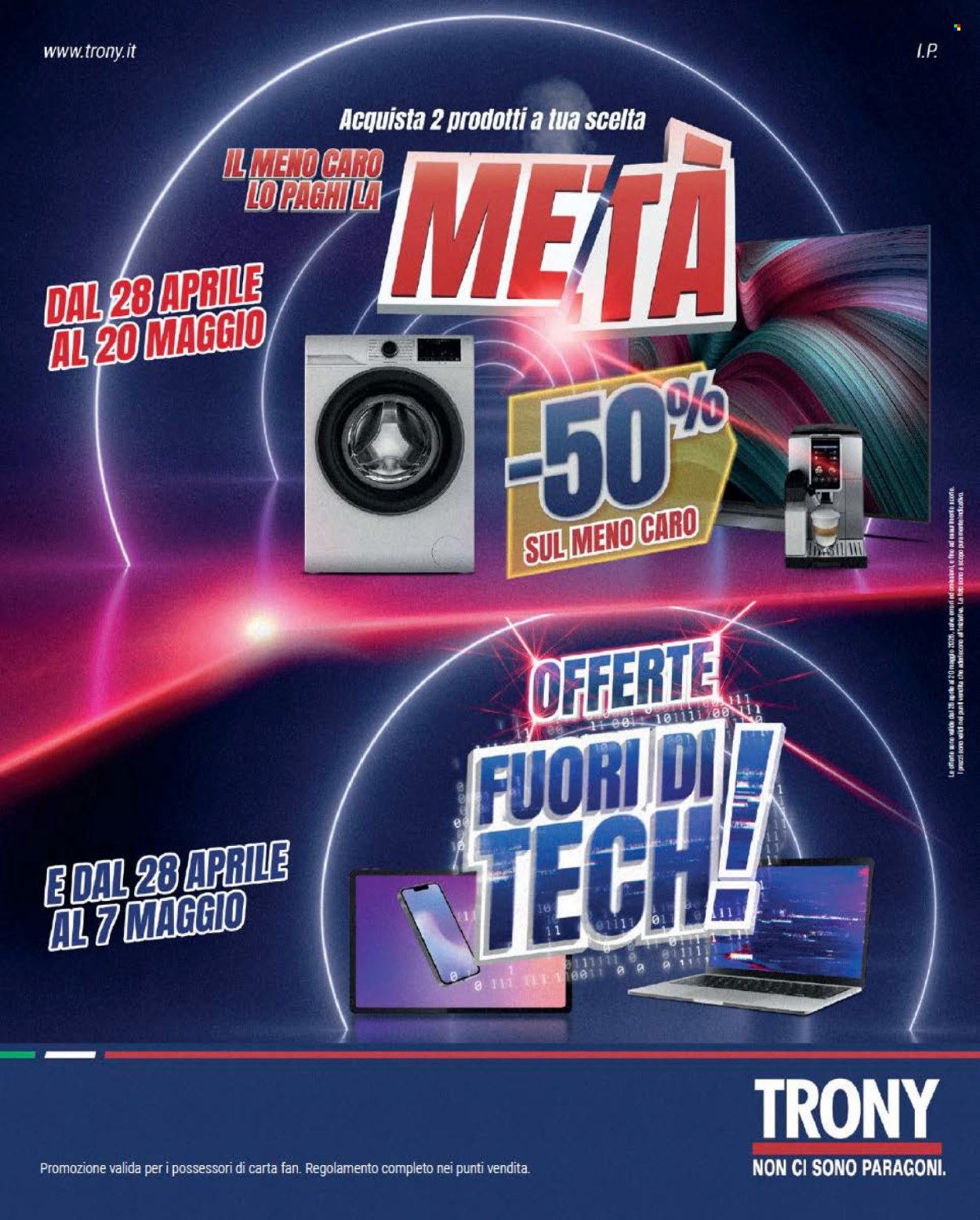 Volantino Trony - 28/4/2026 - 20/5/2026. Pagina 1