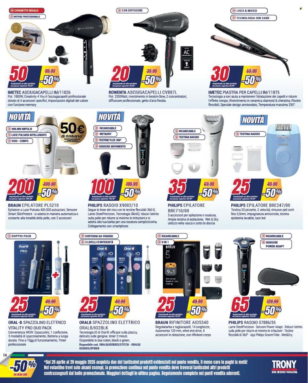 Volantino Trony - 28/4/2026 - 20/5/2026. Pagina 14