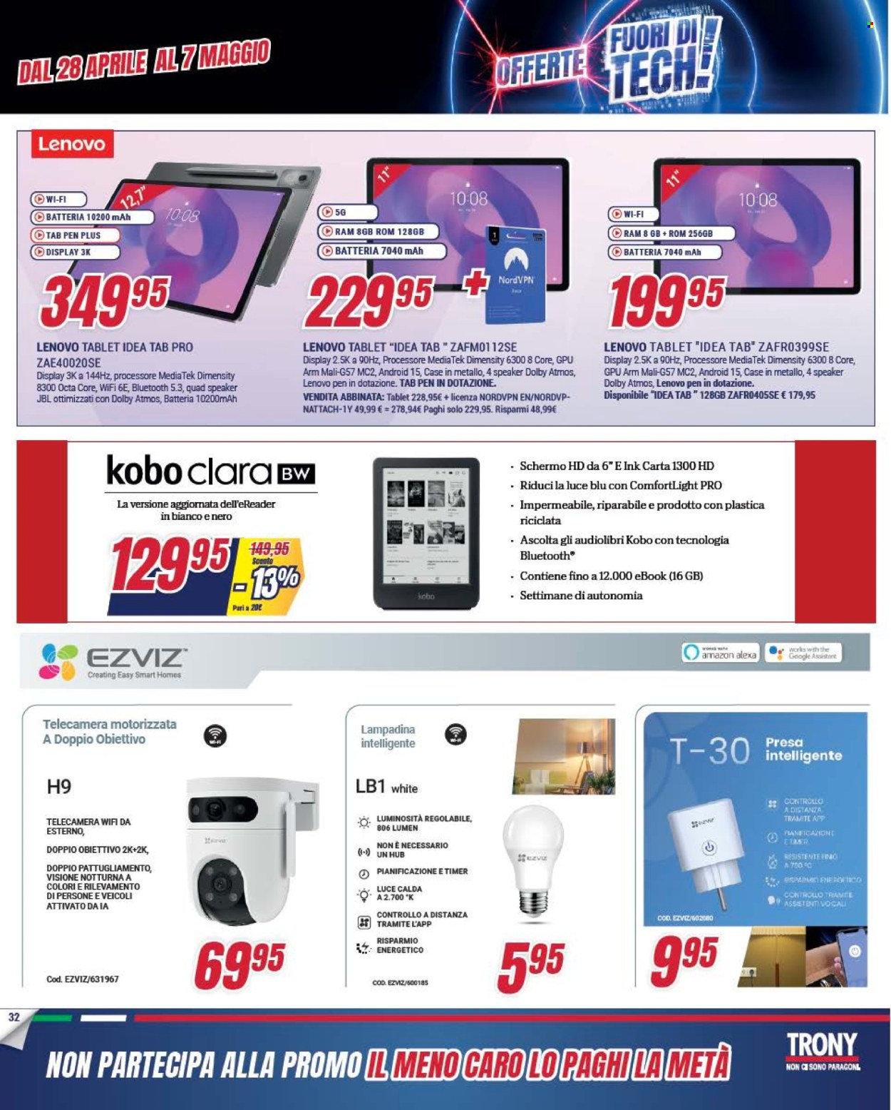 Volantino Trony - 28/4/2026 - 20/5/2026. Pagina 32