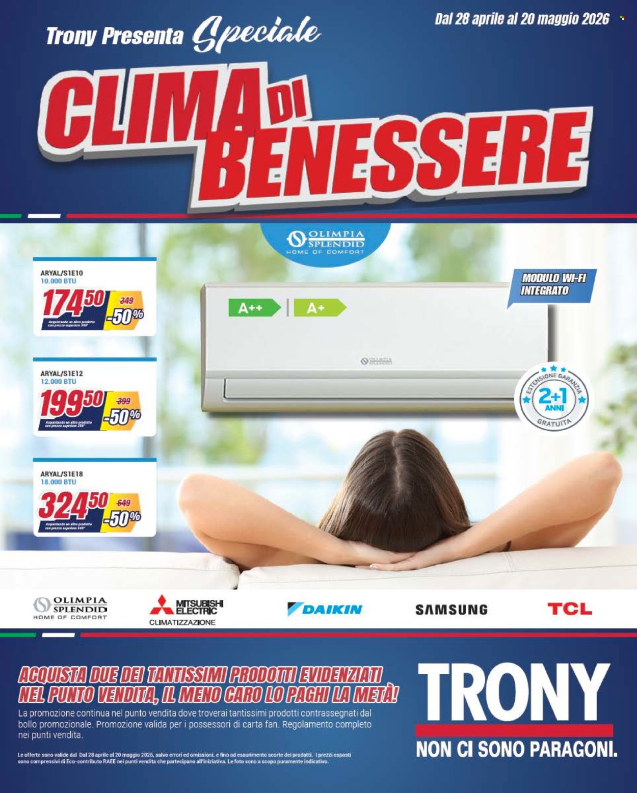Volantino Trony - 28/4/2026 - 20/5/2026. Pagina 40