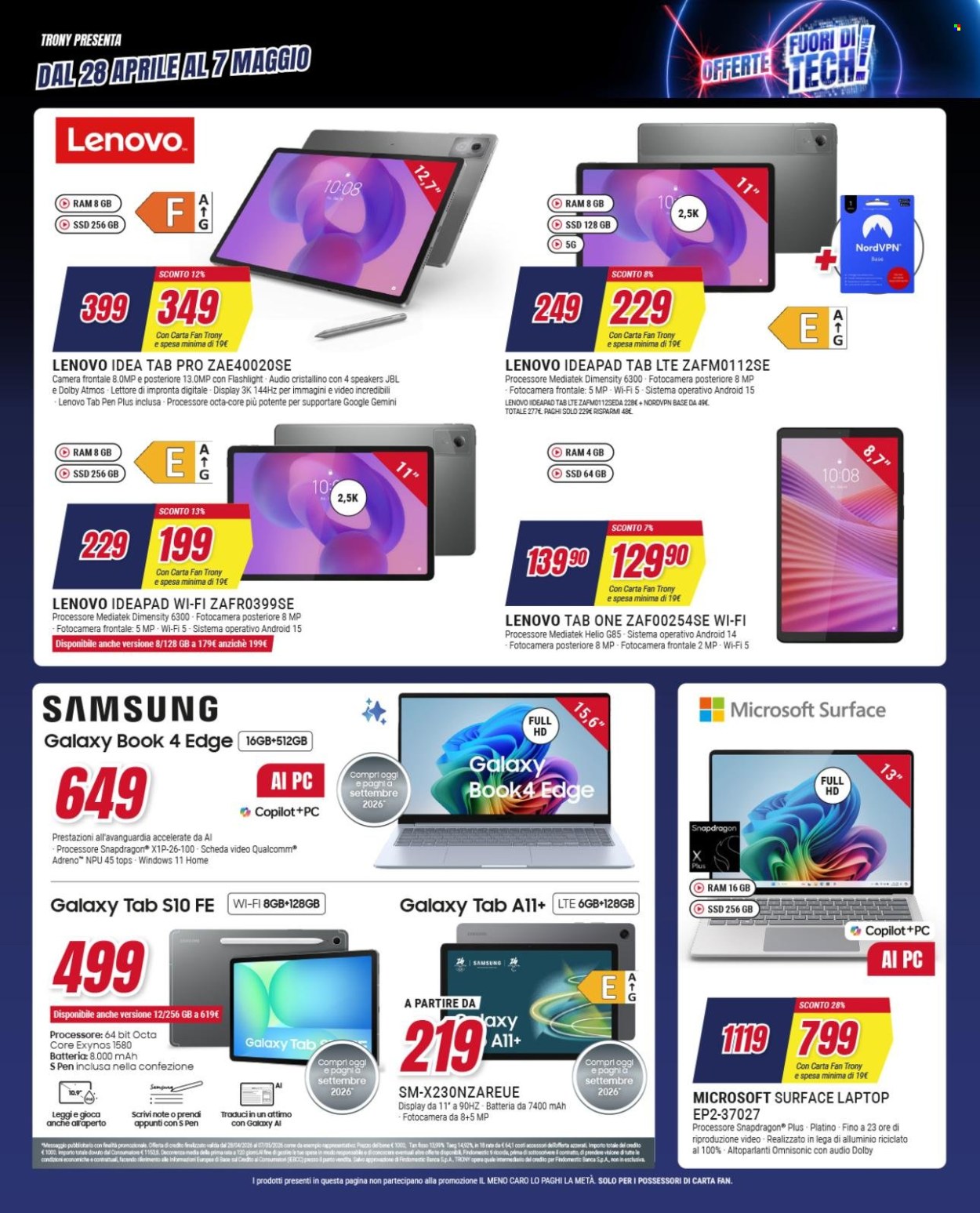 Volantino Trony - 28/4/2026 - 20/5/2026. Pagina 30