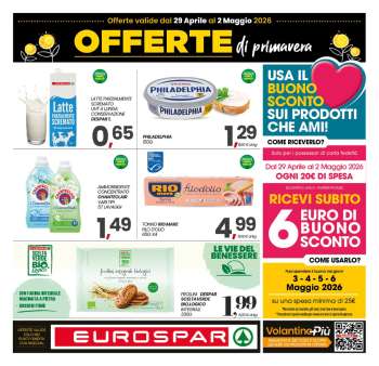 Volantino Eurospar - 29/4/2026 - 2/5/2026.