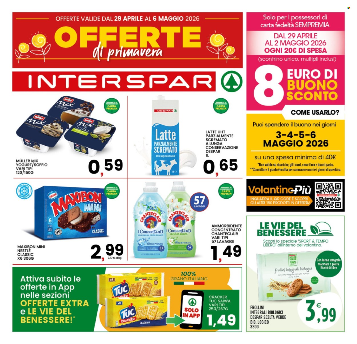 Volantino Interspar - 29/4/2026 - 6/5/2026. Pagina 1