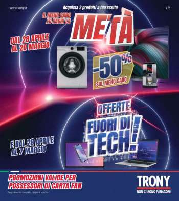 Volantino Trony - 28/4/2026 - 20/5/2026.