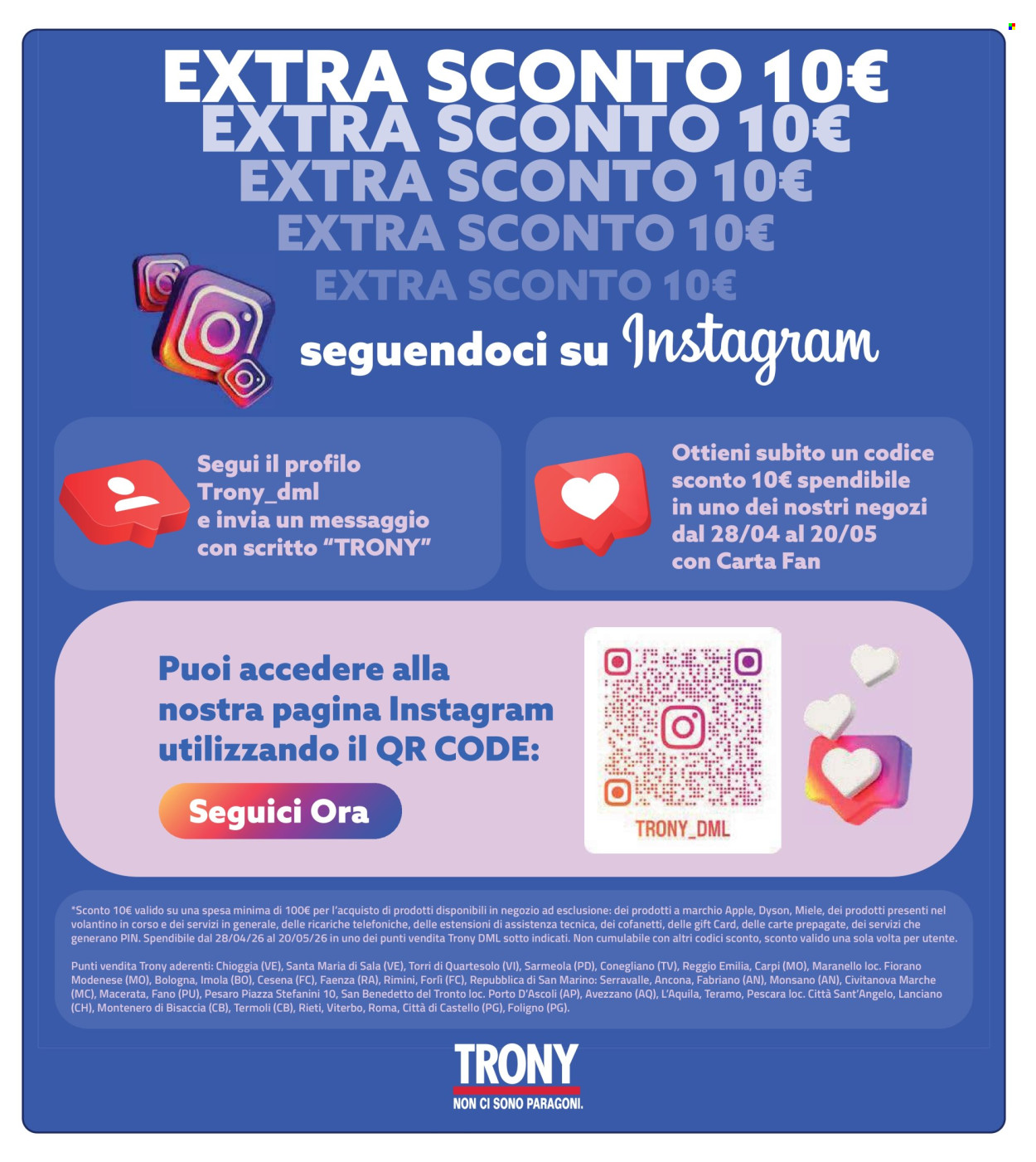 Volantino Trony - 28/4/2026 - 20/5/2026. Pagina 2