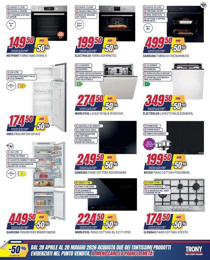 Volantino Trony - 28/4/2026 - 20/5/2026. Pagina 5
