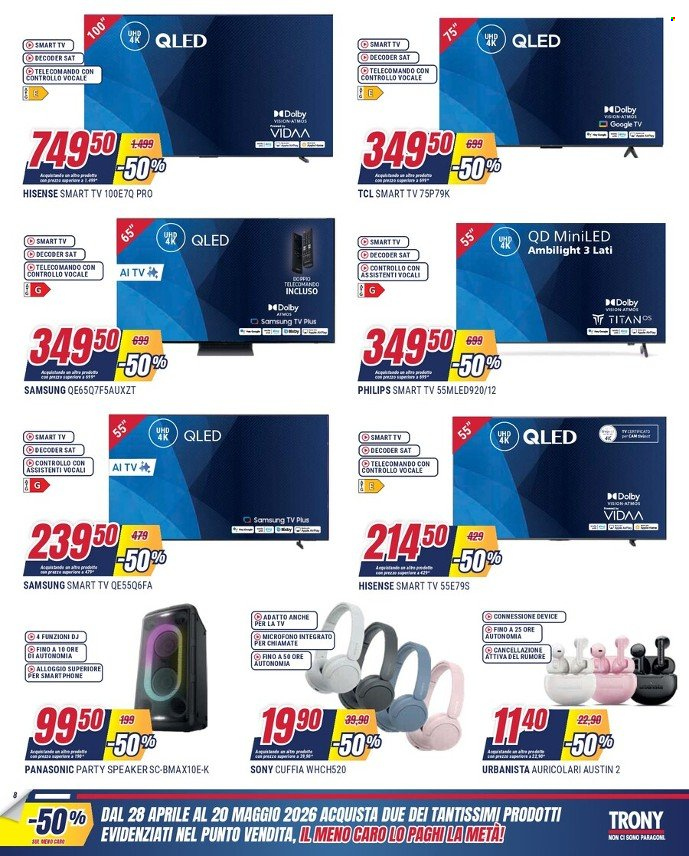 Volantino Trony - 28/4/2026 - 20/5/2026. Pagina 9