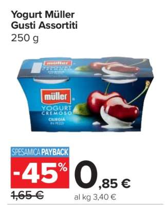 Yogurt Müller Gusti Assortiti