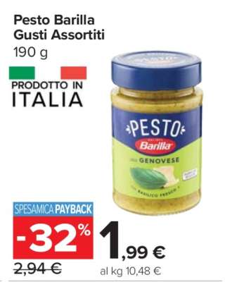 Pesto Barilla Gusti Assortiti