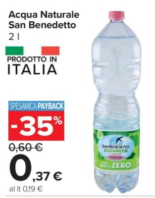 Acqua Naturale San Benedetto