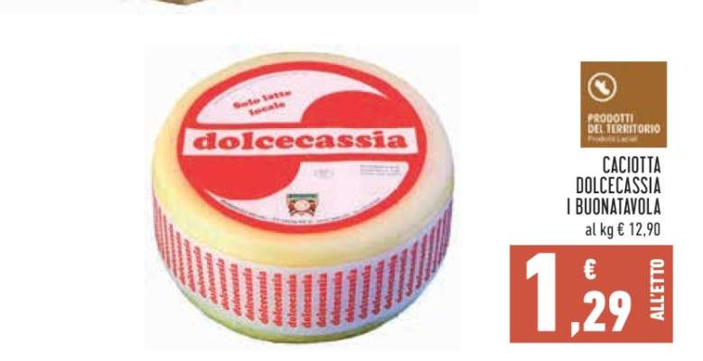 Caciotta Dolcecassia I Buonatavola