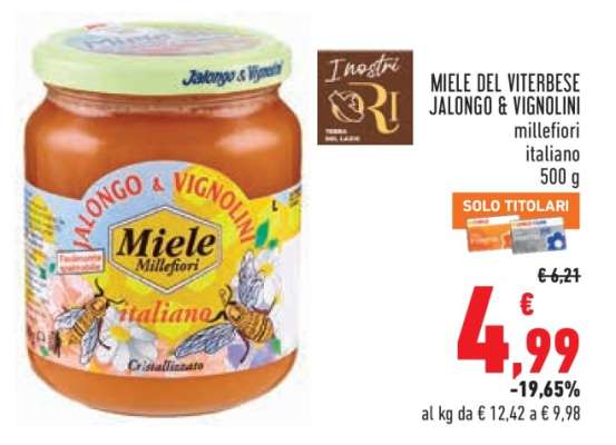 MIELE DEL VITERBESE JALONGO & VIGNOLINI